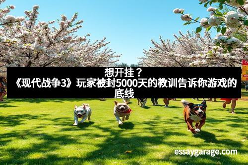 想开挂？《现代战争3》玩家被封5000天的教训告诉你游戏的底线